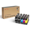 322084 - Peach Spar Plus Pack Tintenpatronen kompatibel zu LC-422 Brother